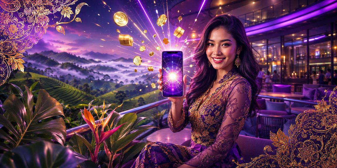 Aplikasi kasino mudah alih we1win dengan rekaan batik Malaysia