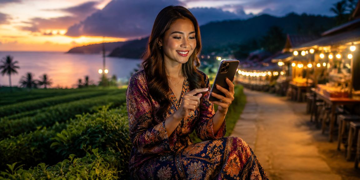 Antara muka kasino mudah alih we1win dengan rekaan batik tradisional Malaysia